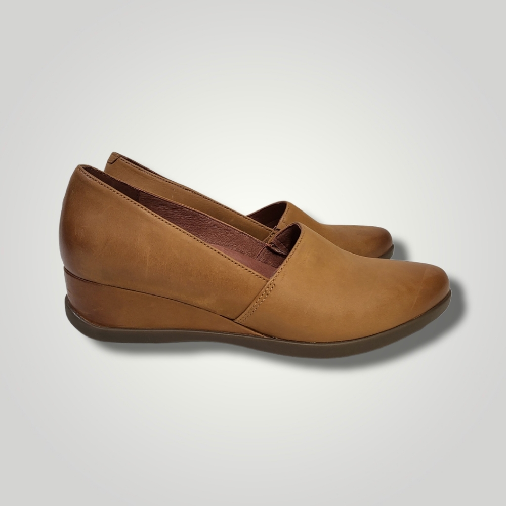 Dansko Wedge Shanda Waterproof Leather Upper Slip On